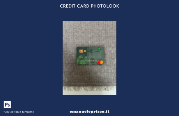 modello frontale photolook mastercard MobiasBanca stile verificato Moldavia